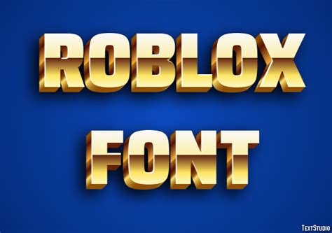 Roblox Font D Dourado Cor Do Ouro