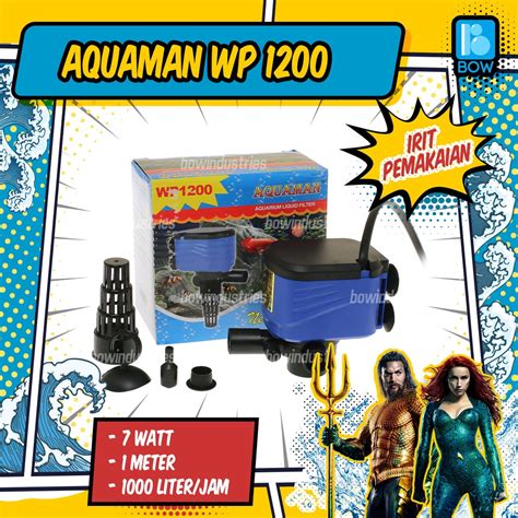 Jual Pompa Air Celup Aquarium Aquascape Akuarium Hidroponik AQUAMAN