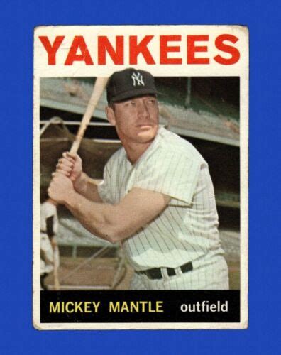 Topps Set Break Mickey Mantle Low Grade Crease Gmcards Ebay