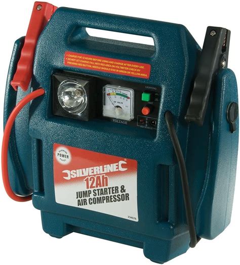 Silverline 12v Lithium Power Bank And Jump Starter Silverline 12v