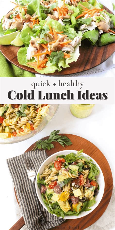 Quick Healthy Cold Lunch Ideas Fannetastic Food