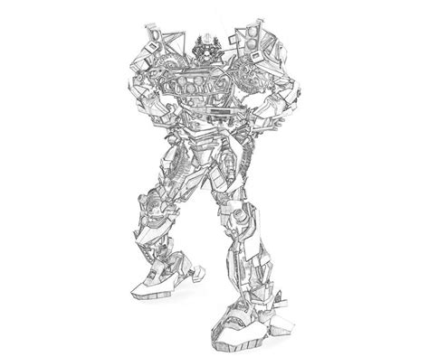 Transformers Animated Raghet Free Coloring Pages