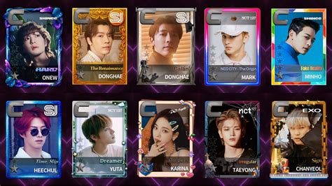 Superstar SMTOWN Daily Gift Limited Theme C Card SSM 10th