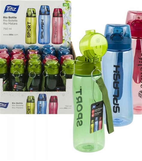 Bouteilles D Eau Sport En Plastique Alimentaire Gourde Titiz Rio