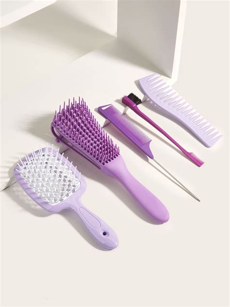 5pcs Hair Brush Comb Set Rutine