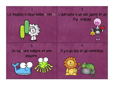 Cartes T Che Lecture De Phrases