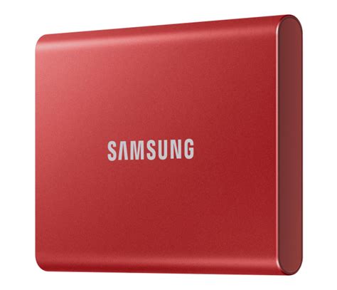 Samsung Portable SSD T7 500GB USB 3 2 Gen 2 Czerwony Dyski