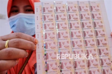 Meterai Rp 10 Ribu Mulai Berlaku, Nasib Meterai Lama? | Republika Online