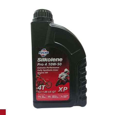 Jual Fuchs Silkolene Pro 4t 10w50 Fully Synthetic Motor Oil 1l Di