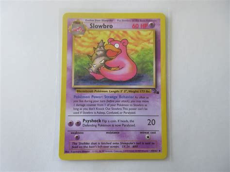 Slowbro Fossil Pokemon Card LP EBay