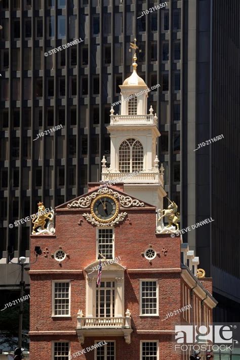 The Old State House State Street Boston Massachusetts Usa