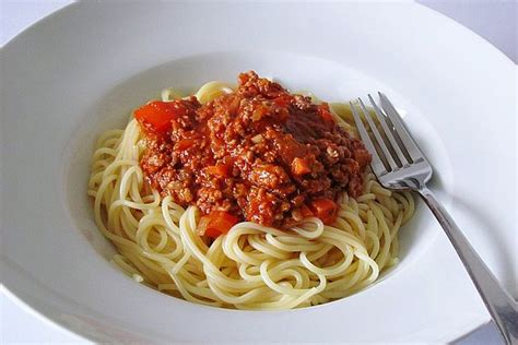 Ricotta Nudeln Mit Bolognese Sugo Von Pralinchen Chefkoch