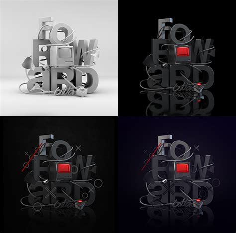 Forward button on Behance