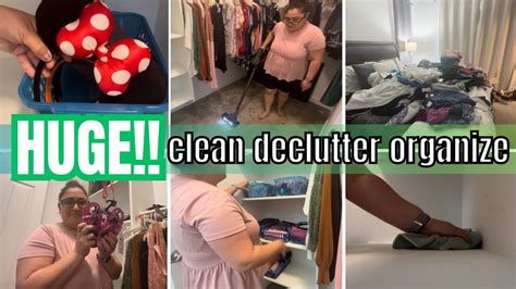 Extreme Closet Declutter Organize Clean With Me Cleaning Motivation