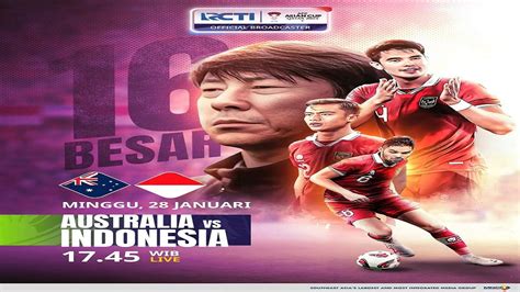 Timnas Indonesia Vs Australia Link Live Streaming Babak Besar Piala