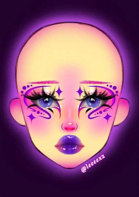 Leeeexz In 2023 Makeup Drawing Makeup Face Charts Graphic Makeup