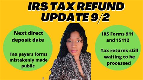 Next Irs Direct Deposit Date Irs Tax Refunds And Amended Tax Refunds