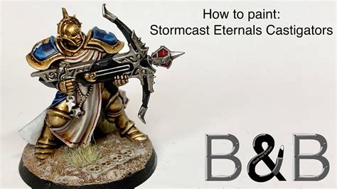 How To Paint A Stormcast Eternals Castigator Youtube