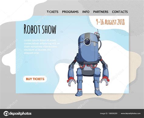 Humanoid Robot Android With Artificial Intelligence Robot Show