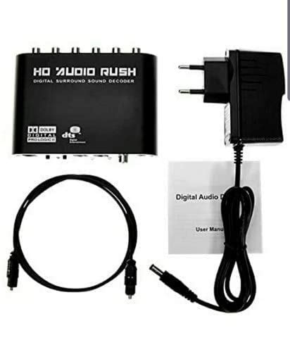 Buy Audio Rush Digital Sound Decoder Converter Optical Spdif