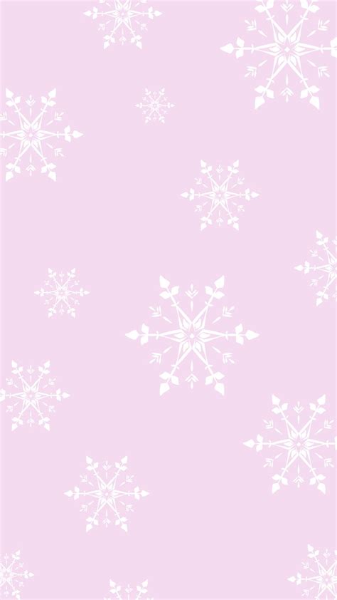 Snowflake Wallpaper ️ | Pink christmas iphone wallpaper, Snowflake ...