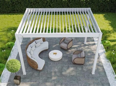 Pergola Bioclimatique X M Blanc Eclipse Autoport E