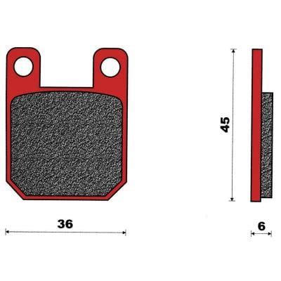 Plaquettes de frein Rieju Mrt Sherco SE Suzuki Wolf Pièces