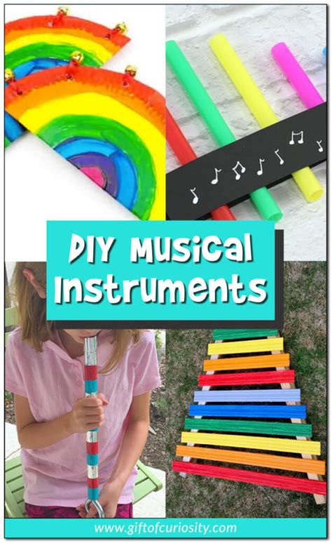 DIY Musical Instruments for Kids - Gift of Curiosity