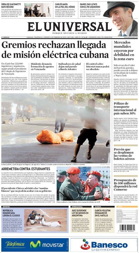 Opiniones De El Universal Venezuela