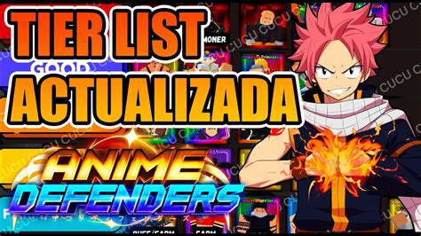 Las Mejores Unidades En Anime Defenders Tierlist Oficial Actualizada