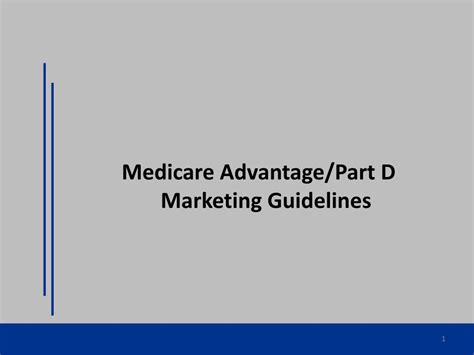 Ppt Medicare Advantage Part D Marketing Guidelines Powerpoint