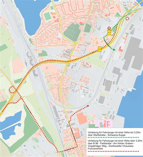 Sperrung Stra E An Der Werft F R F Nf Wochen