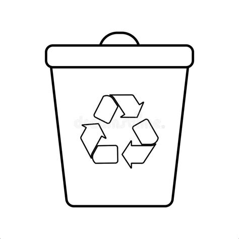 Recycle Bin Clipart Black And White