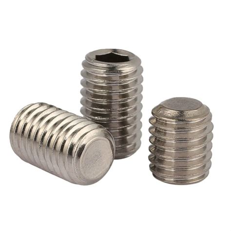 50pcs Din913 M2 M2 5 M3 M4 M5 304 Stainless Steel Metric Thread Grub