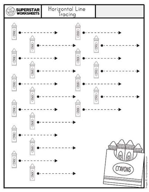 Tracing Lines Worksheet Superstar Worksheets Tracing Worksheets