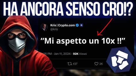 Crypto Cro Mi Aspetto Un X Ascolta Queste Parole Del