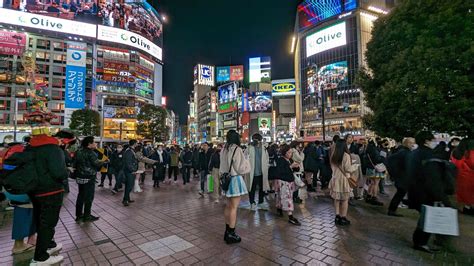 Fhd Shibuya Night Walkinglive Camera Youtube