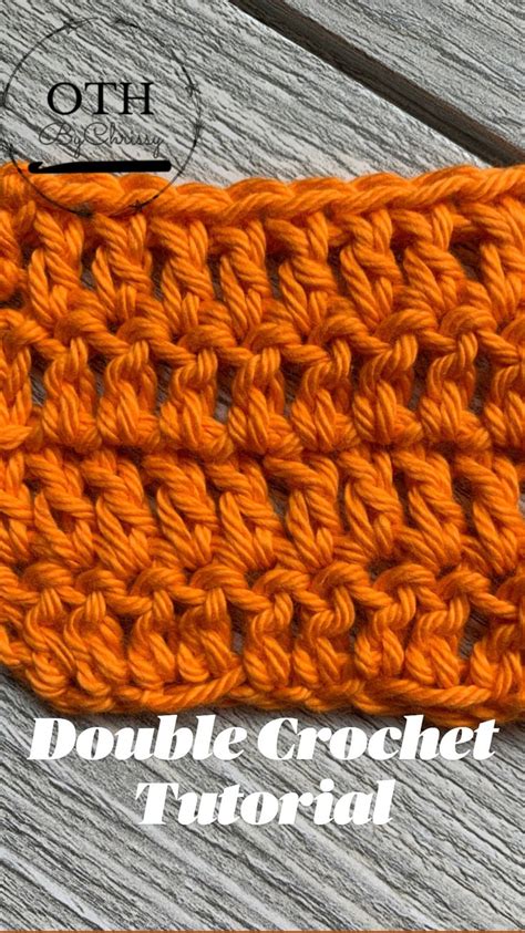 Double Crochet Tutorial | Crochet, Crochet techniques, Crochet tutorial