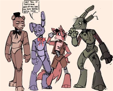 Height Comparison By Sarnicsam On Deviantart Fnaf Funny Fnaf Fnaf Drawings