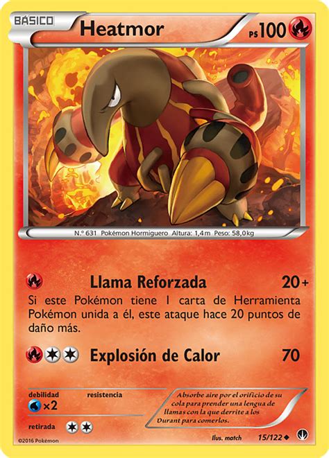 Heatmor 024 160 Sol y Luna Sombras Ardientes Pokémon Paraíso