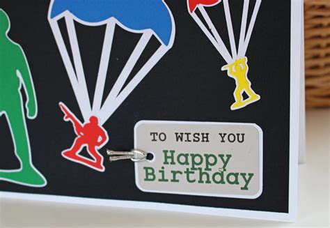 Boys Army Birthday Card Little Green Army Men Personalized Birthday