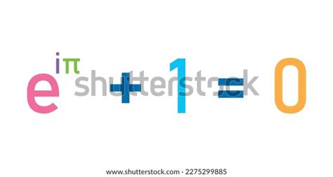 Eulers Identity Mathematics Vector Stock Vector (Royalty Free ...