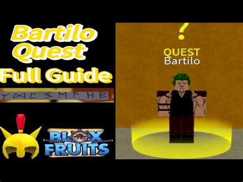 How To Complete The Bartilo Quest In Blox Fruits FULL GUIDE YouTube