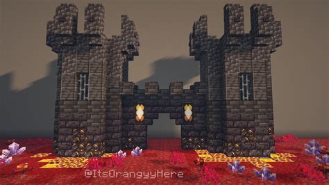 Minecraft Castle Entrance