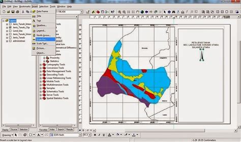 Membuat Frame Layout Peta Di ArcGIS Air Itu Mengalir