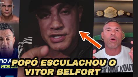 POPÓ DIZ QUE VITOR BELFORT É UM GRANDE MENTIROSO popo vitorbelfort