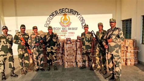 Meghalaya Bsf Seizes Contraband Worth Over Rs 16 Lakhs Foils Cattle