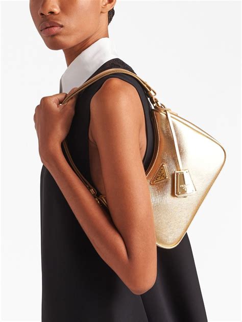 Prada Re Edition 2005 Shoulder Bag In Gold ModeSens