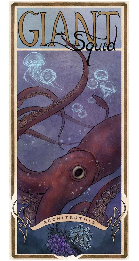 This item is unavailable | Etsy | Sea art, Giant squid, Art