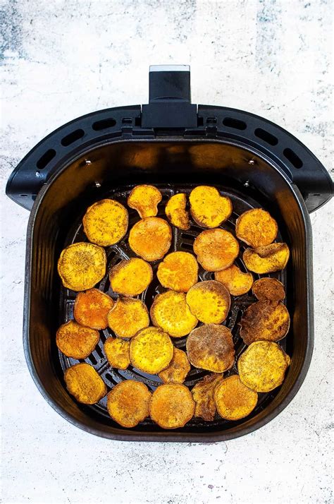 Air Fryer Sweet Potato Chips All Ways Delicious